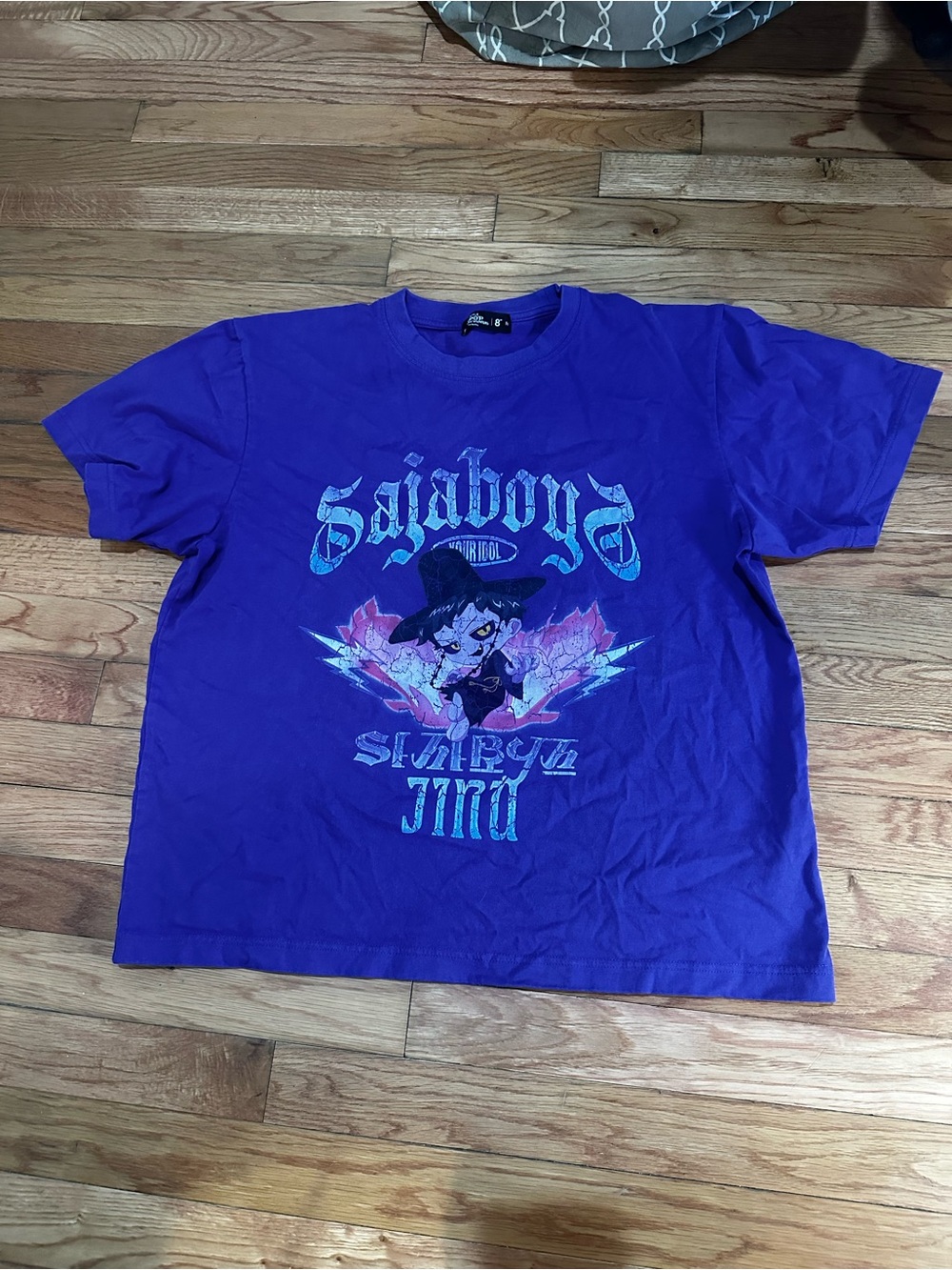 8 Seconds Saja Boys K-pop Demon Hunters Purple T Shirt Netflix Med
